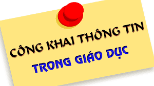 TRƯỜNG TH-THCS THANH TRƯỜNG CÔNG KHAI GIÁO DỤC NĂM HỌC 2024-2025