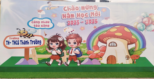 TRƯỜNG TH-THCS THANH TRƯỜNG  CHUẨN BỊ CHO NĂM HỌC MỚI 2025 – 2026